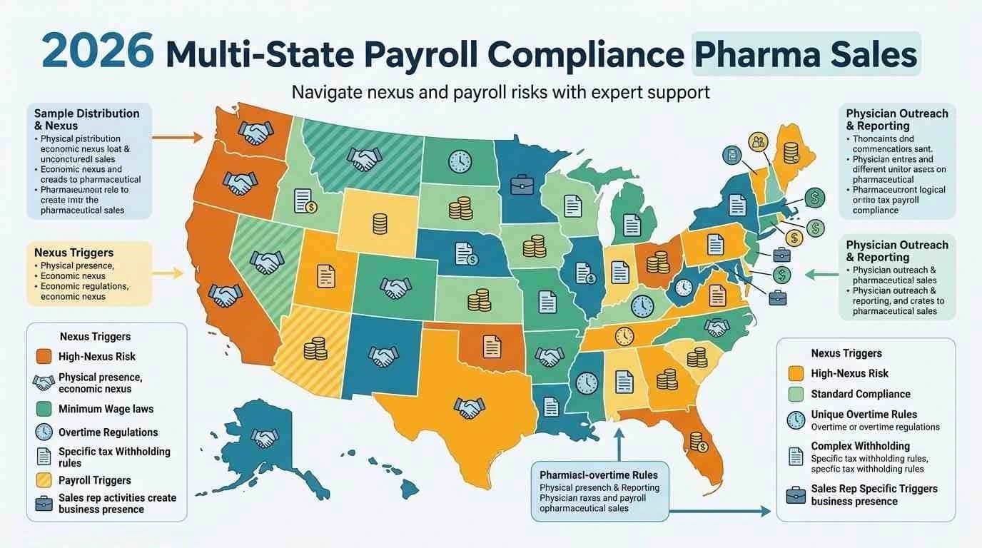 2026 Payroll Compliance: Scale Pharma Sales Nationwide
