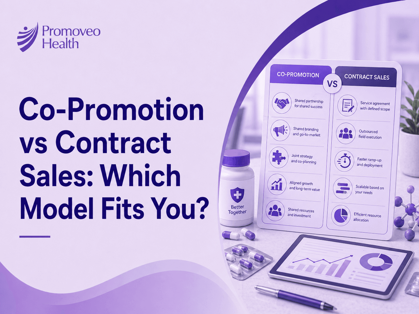 Co-Promotion vs Contract Sales: Which Model Fits You?