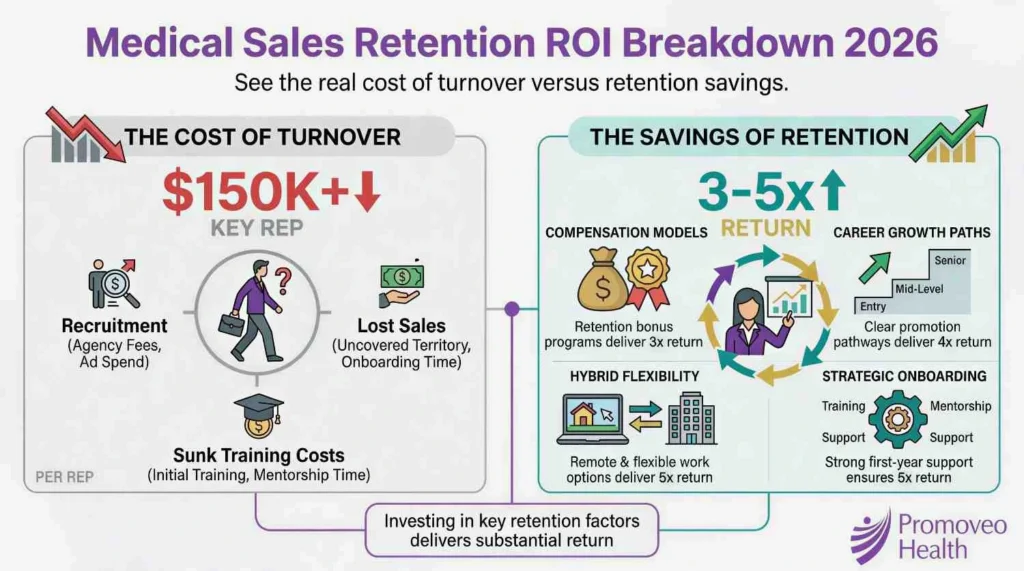 medical sales retention roi infographic 2026 1024x571